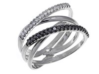 Anello Guerretta Gioielli Donna Anello Diamanti in Oro bianco Diamante APB535 - APB535